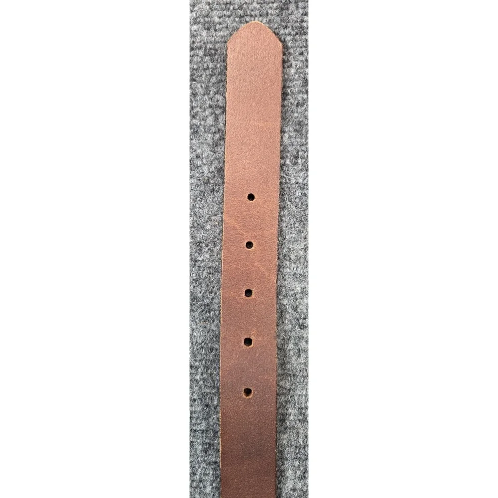 J Crew Leather Belt 36 Brown England
